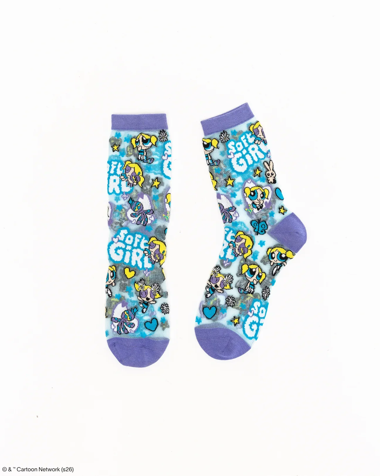 ThePowerpuffGirls_BubblesShimmerSheerCrewSock_flatlay_1296x.webp