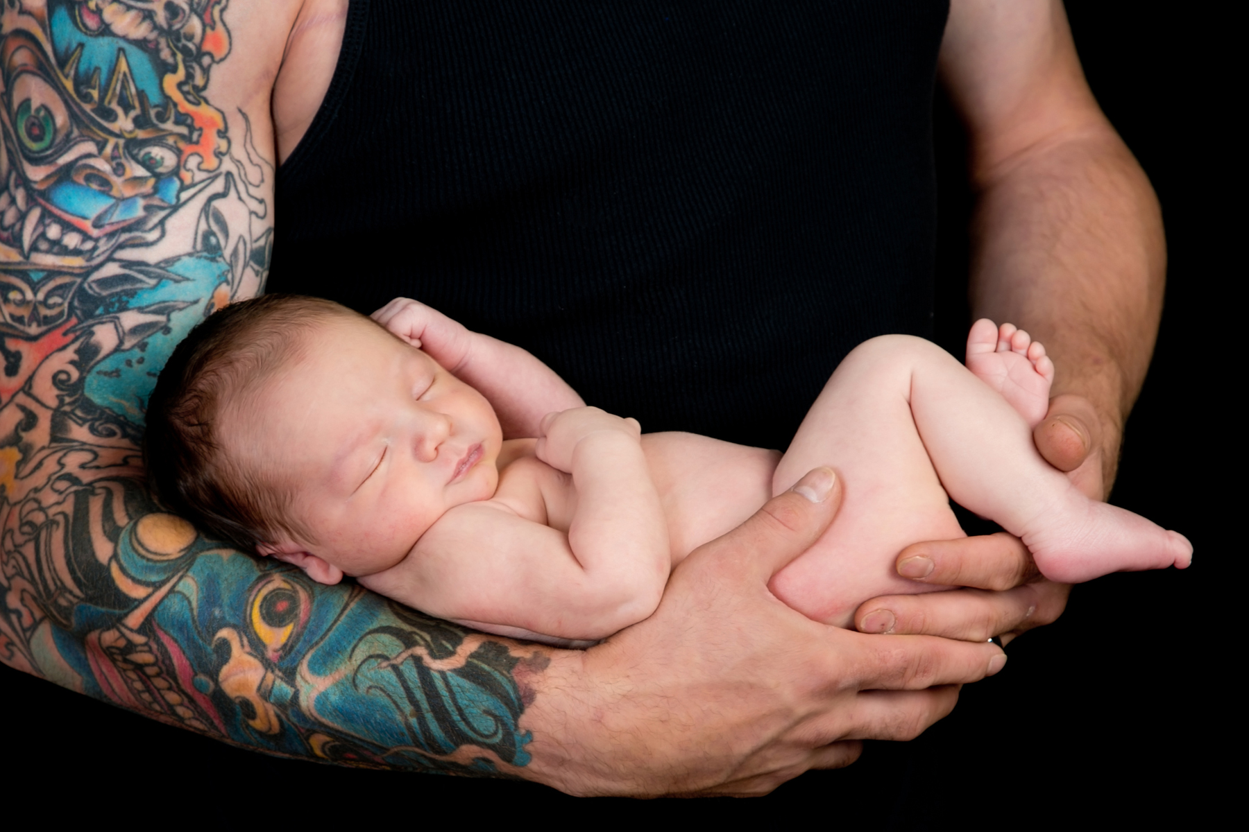 Baby Tattoo on dad