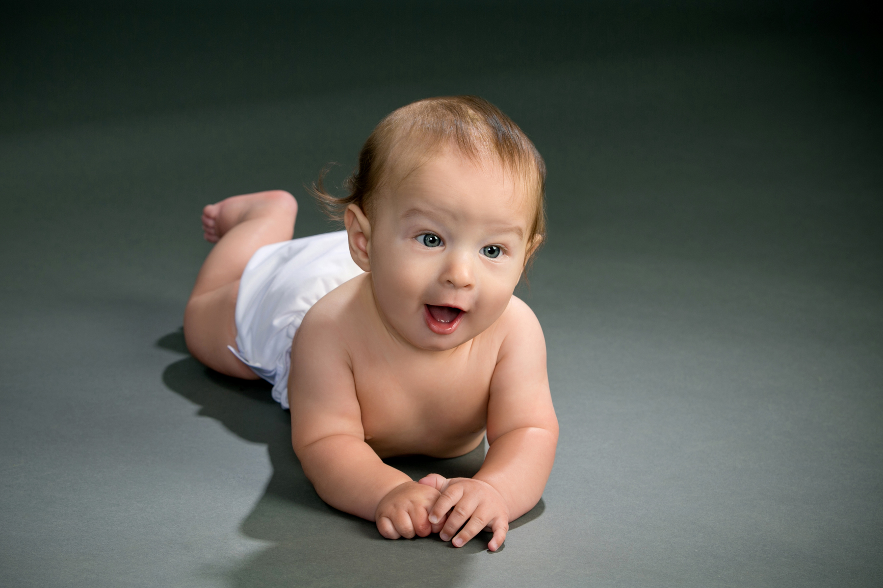 Studio baby portrait