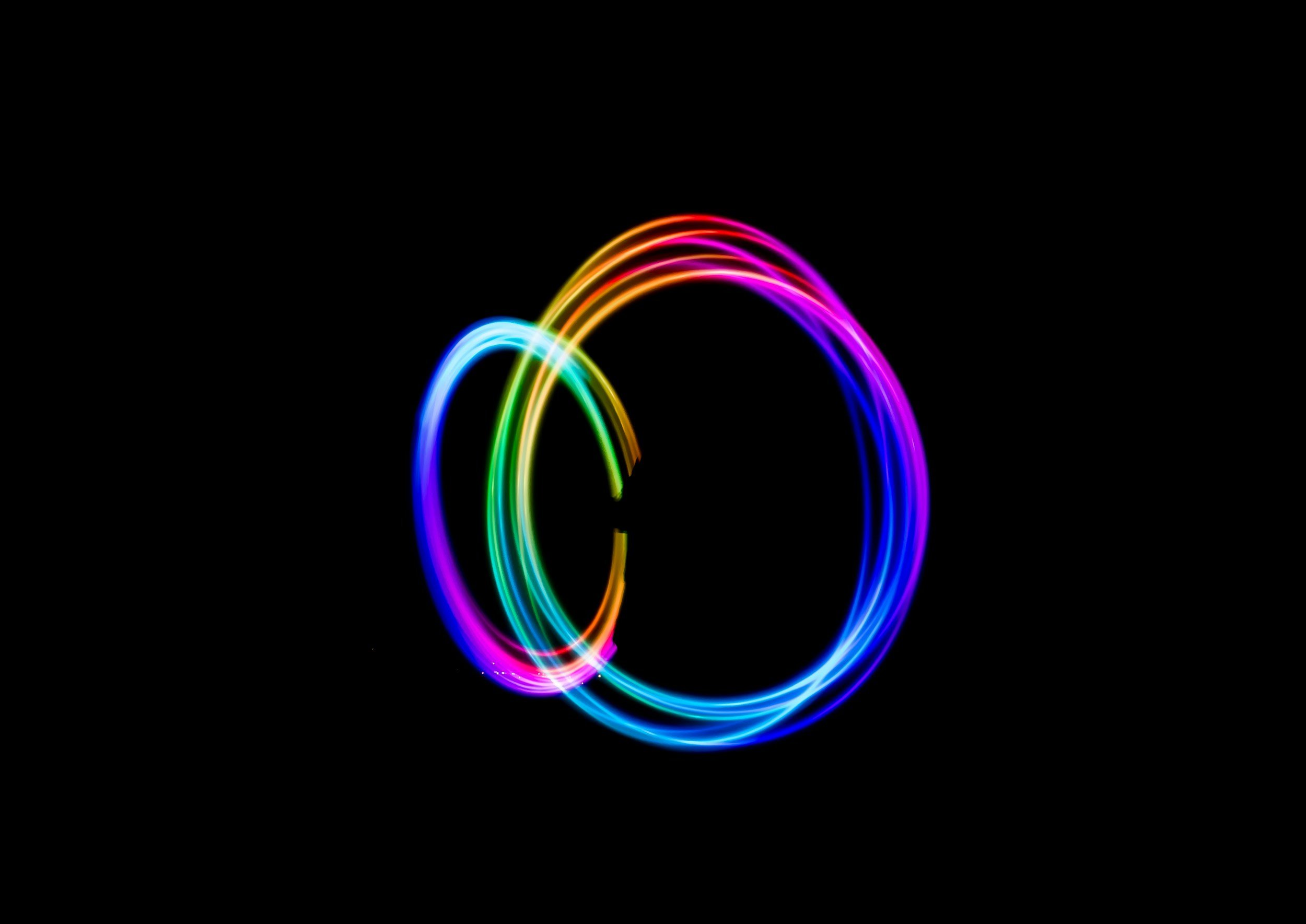 Multicolored neon loops — cover art for the AI Automation Blueprint in the Essential AI Toolkit