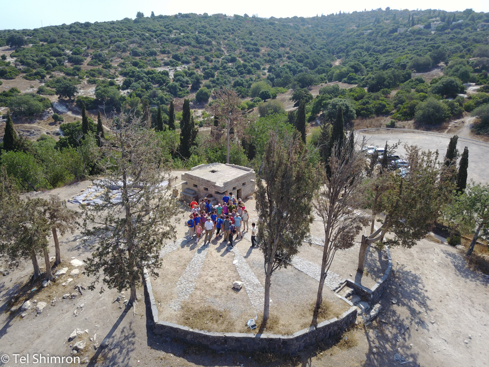 Thank you Valerie Tewell for this drone shot of the volunteers during their final tour of the tel! 