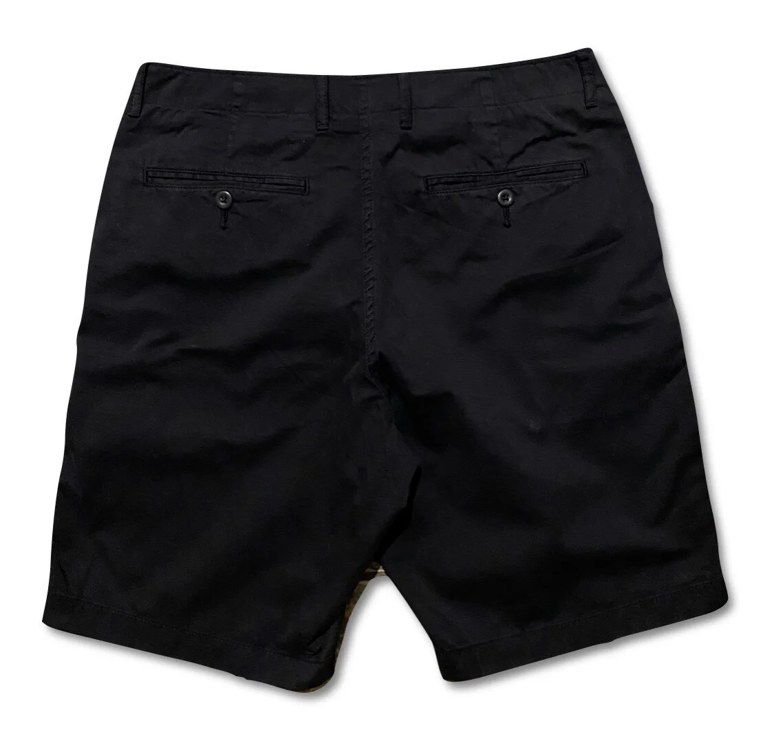 'Manhattan' Cotton Chino Shorts / Navy 