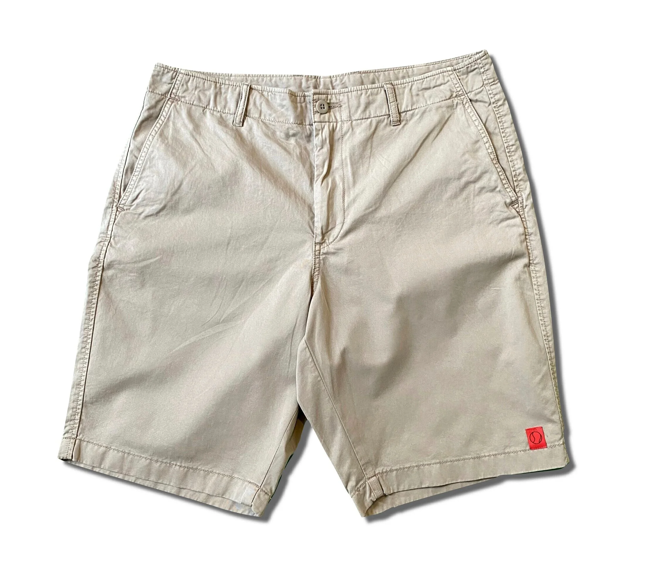 'Manhattan' Cotton Chino Shorts / Beige 