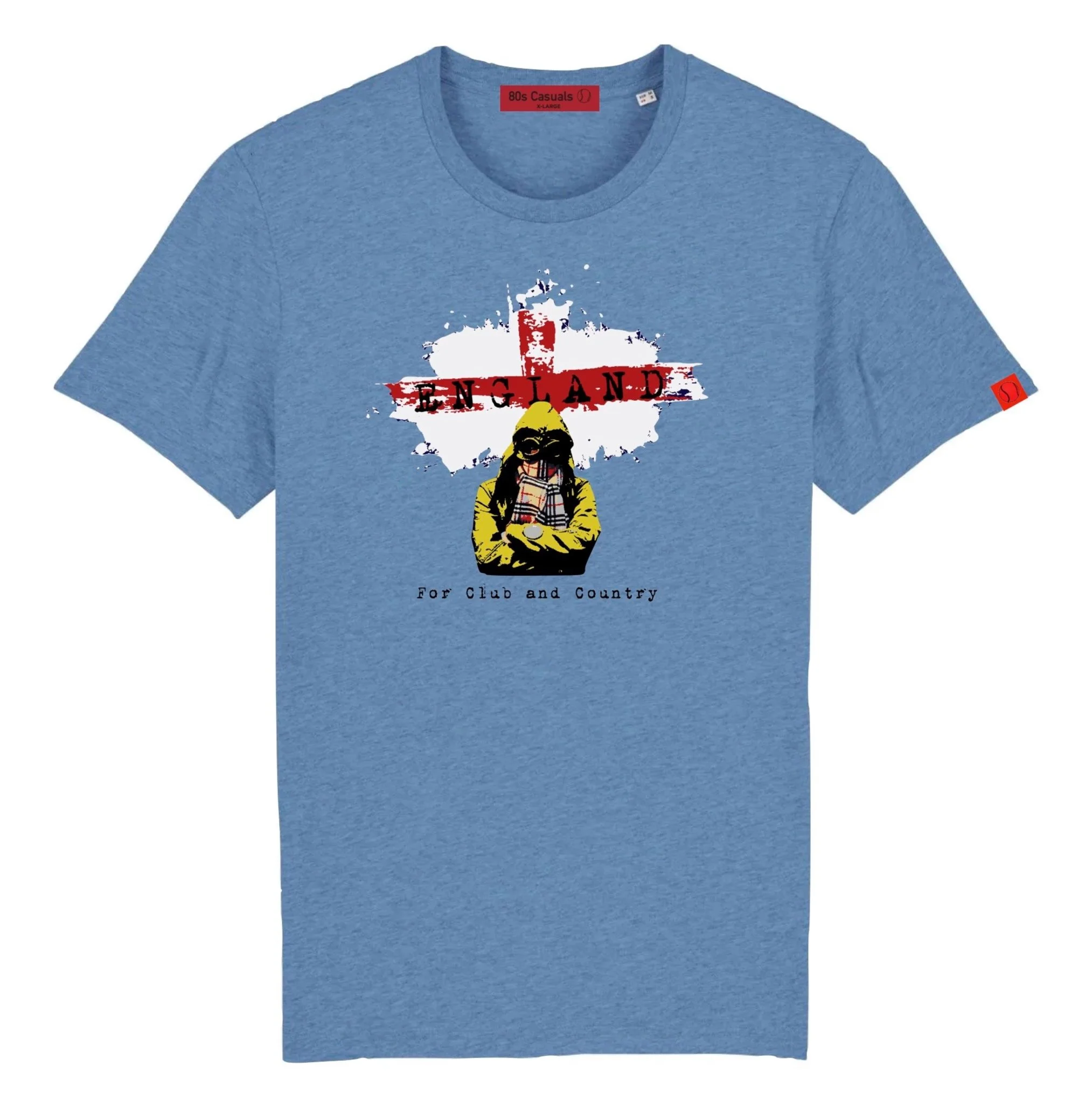 Country' Organic T-Shirt / Heather Blue 