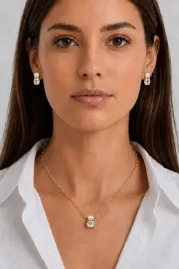 Nerida Crystal Pearl Earrings