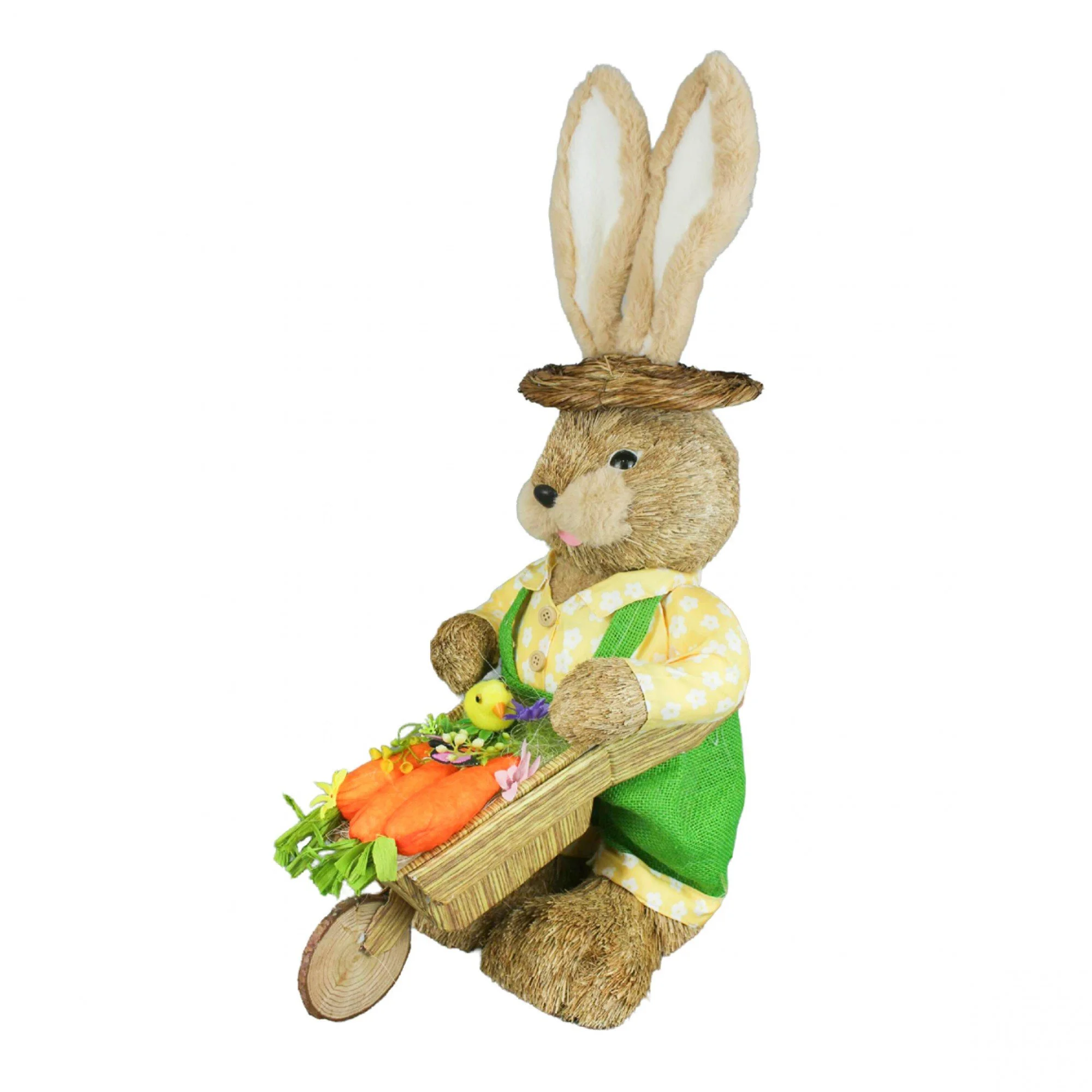 Easter Bunny with Cart Boy Green