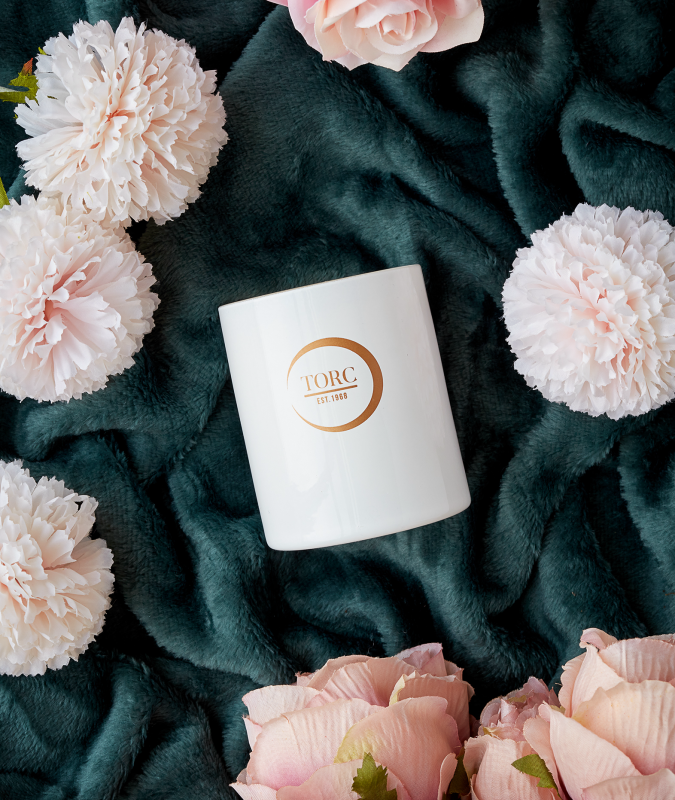 Torc Rose Petal & Cedarwood Candle
