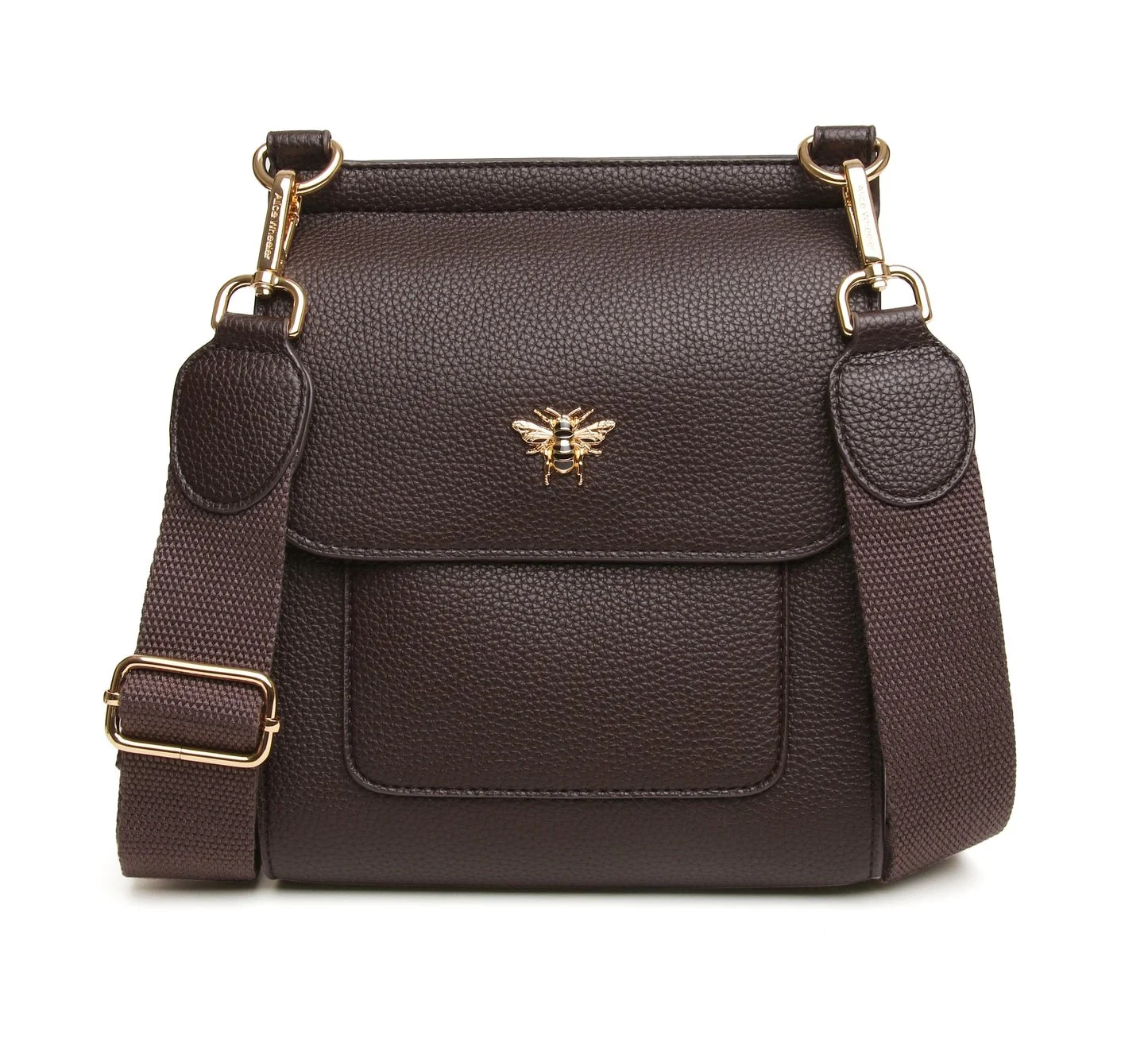 ALICE WHEELER LONDON Chocolate - Bloomsbury Crossbody Bag