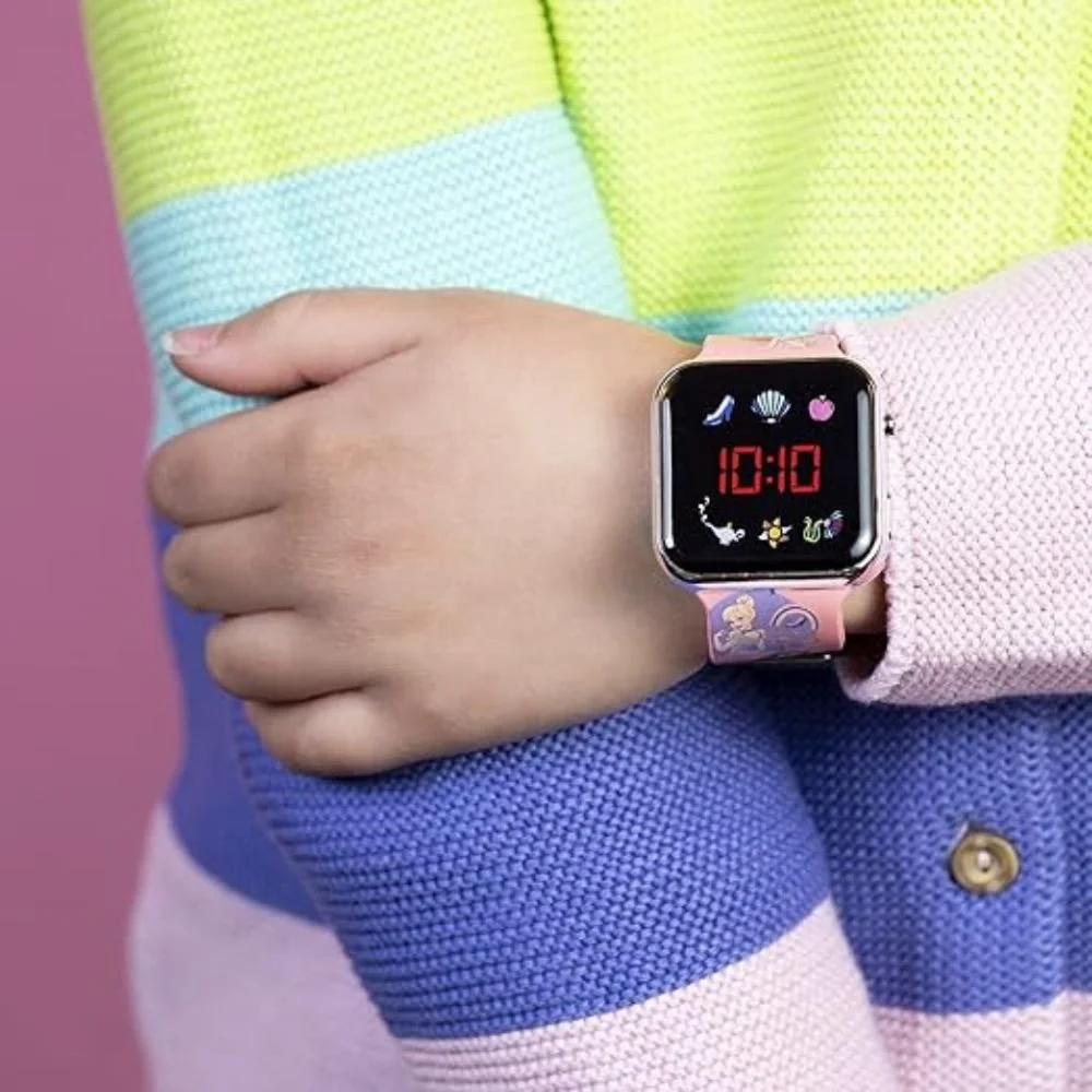 Disney Princess Children’s LED Digital Watch with Silicone Strap