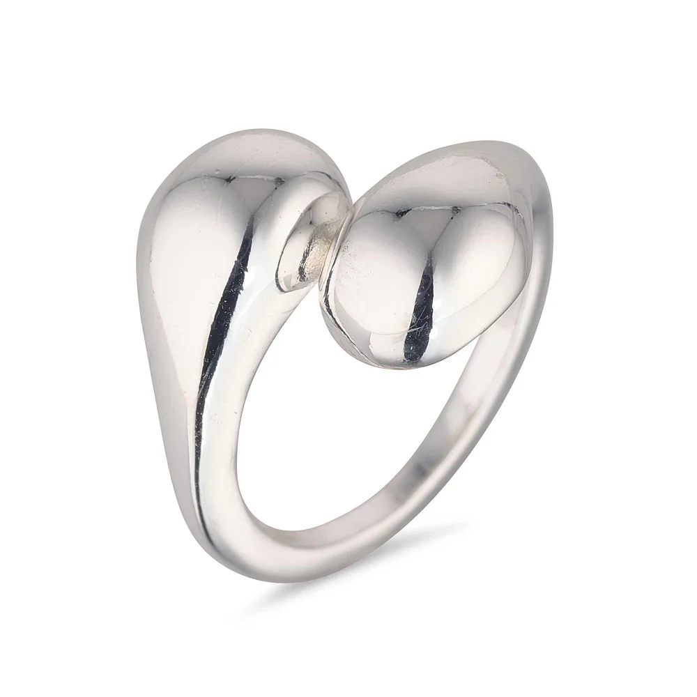 knight and day Chunky Silver Plated Ring #8