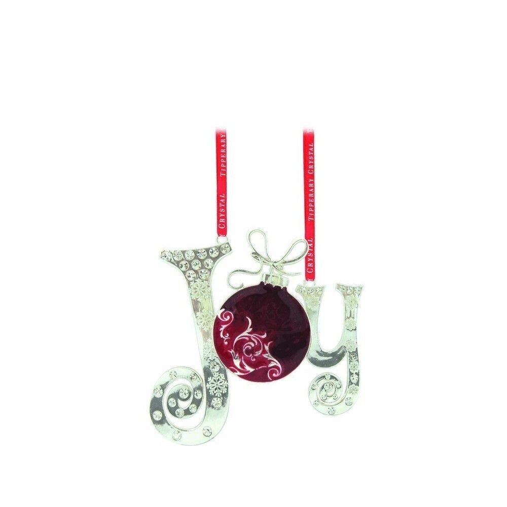 Tipperary Crystal Sparkle Christmas Joy Decoration Sweet News
