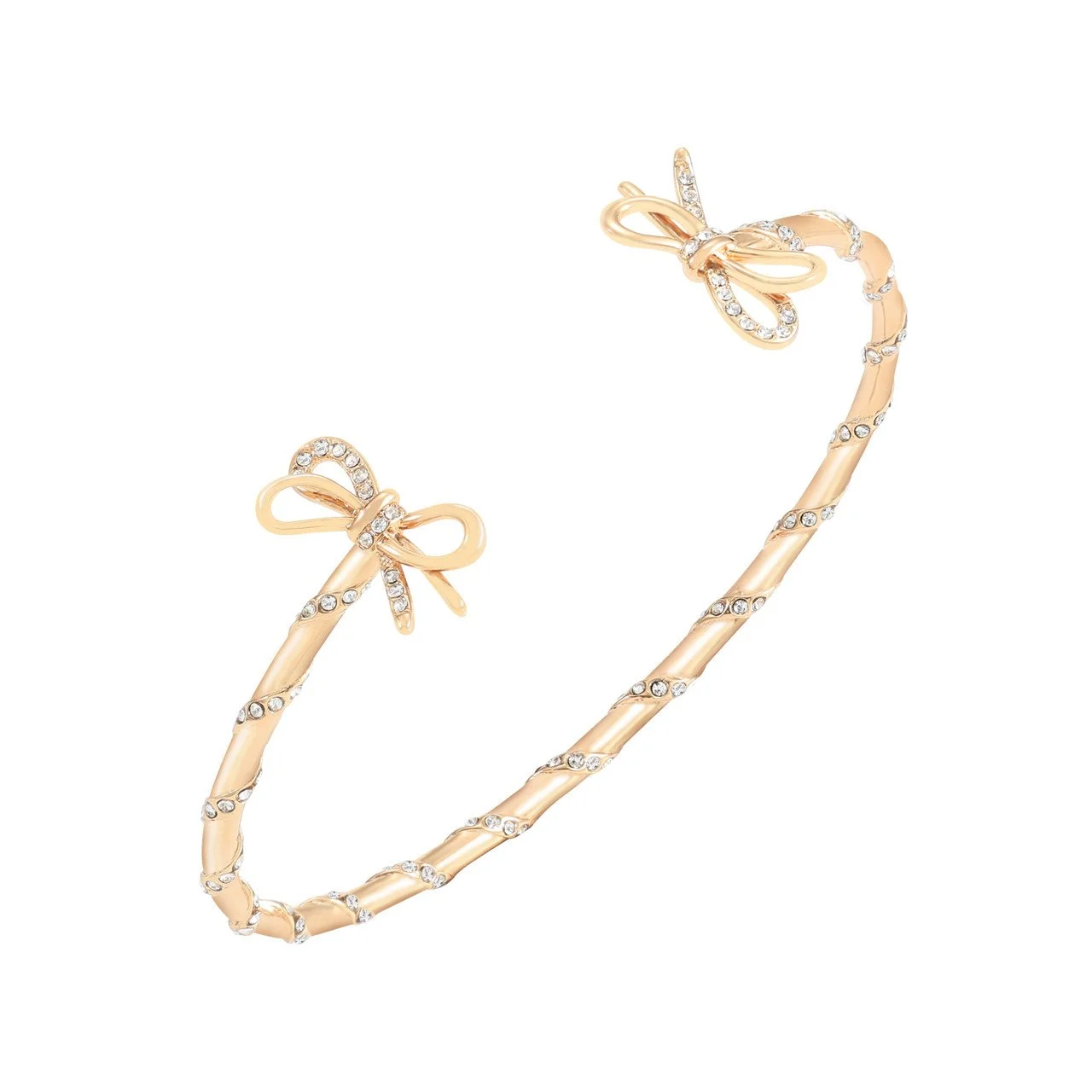 Tc Bow - Open Bangle Gold