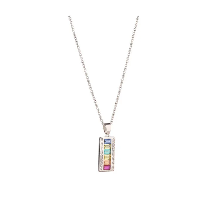 KNIGHT AND DAY Multi Coloured Bar Necklace