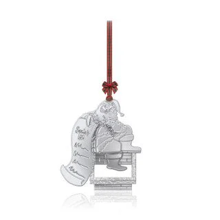 TIPPERARY CRYSTAL Heirloom Decoration - Santa on the Chimney