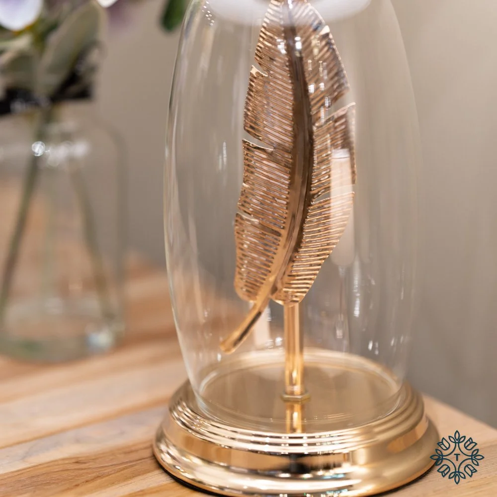 Sora feather table lamp 50cm