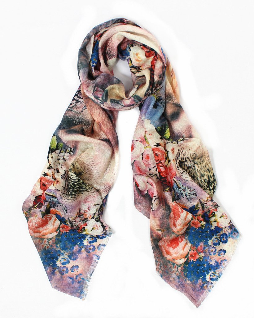 Serpent Blossom Scarf