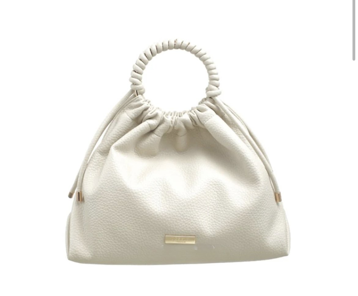 “The Bessie Beige Ring Bag