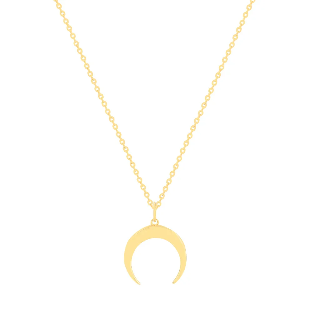 The Pink Box Crescent Necklace