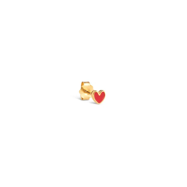 Stud_Amore_-_Single-Earrings-E463G-Red.webp
