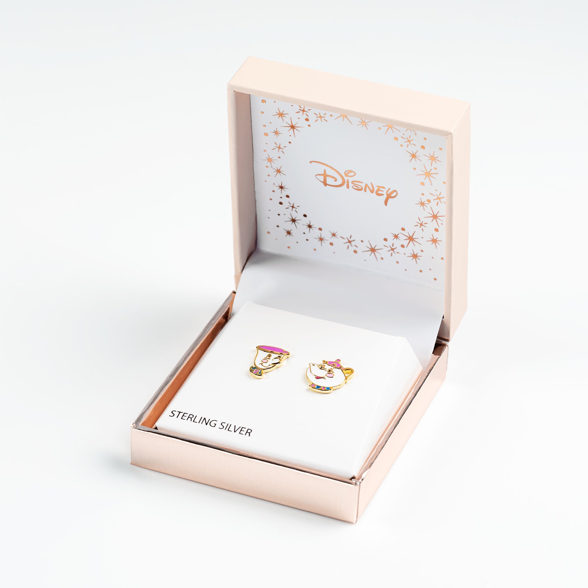 DISNEY TEA SET STUD EARRINGS