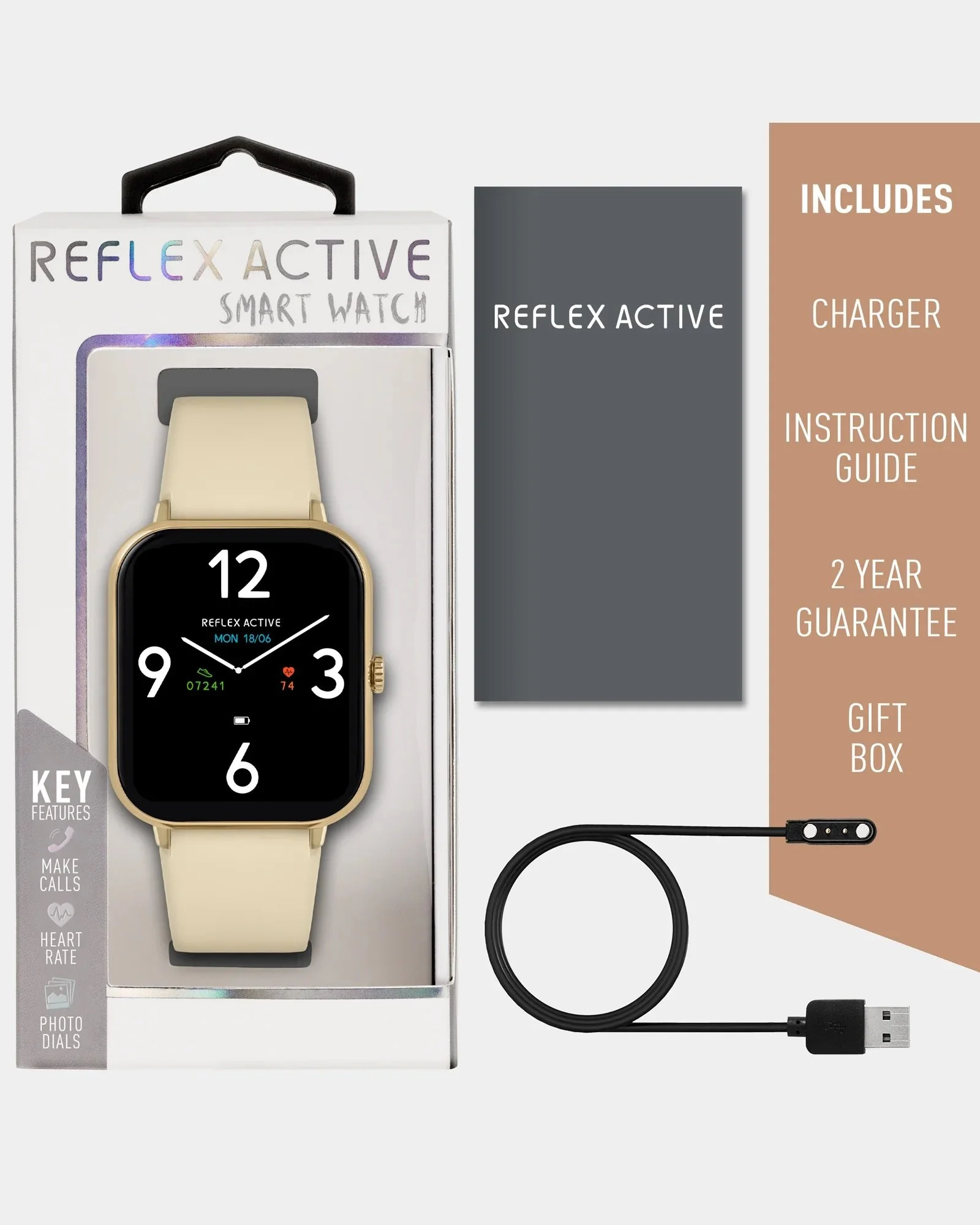 Series 23 Cream Smart Watch