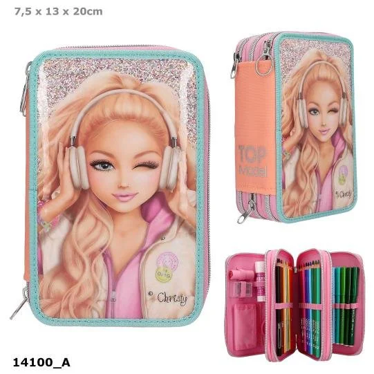 TOPModel Triple Pencil Case MUSIC