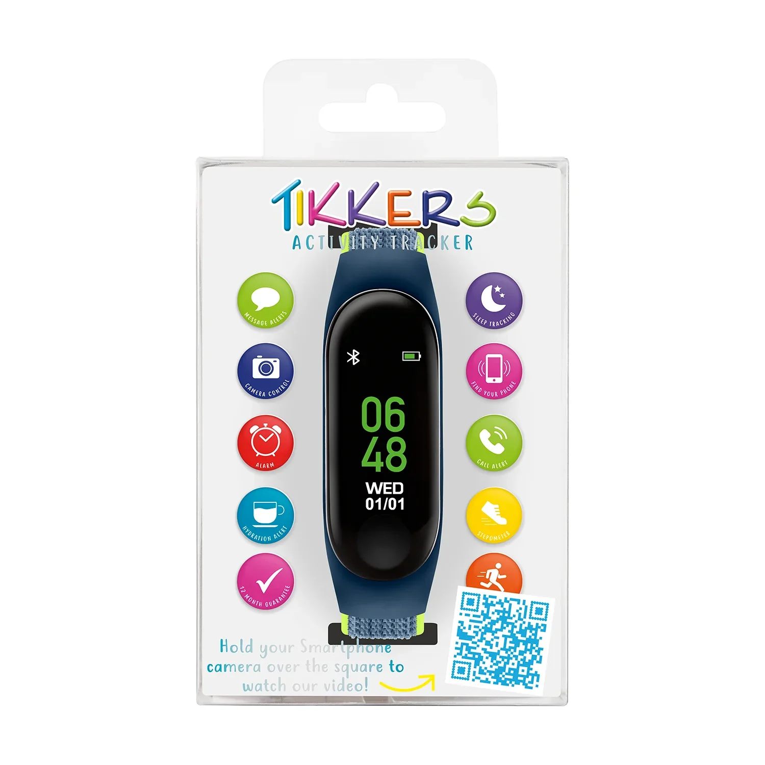 Tikkers Series 1 Blue Rip Strap Activity Tracker