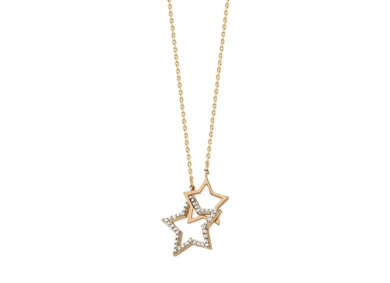 Star Interlocking Pendant Gold