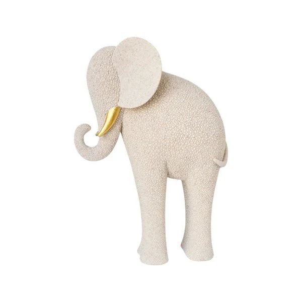 Standing Elephant 15x21cm