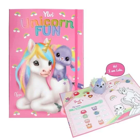 Ylvi Unicorn Fun Colouring Book