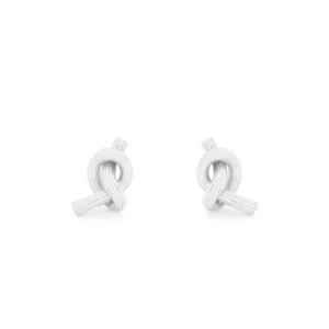 TC LOVE KNOT – KNOT STUD EARRINGS SILVER