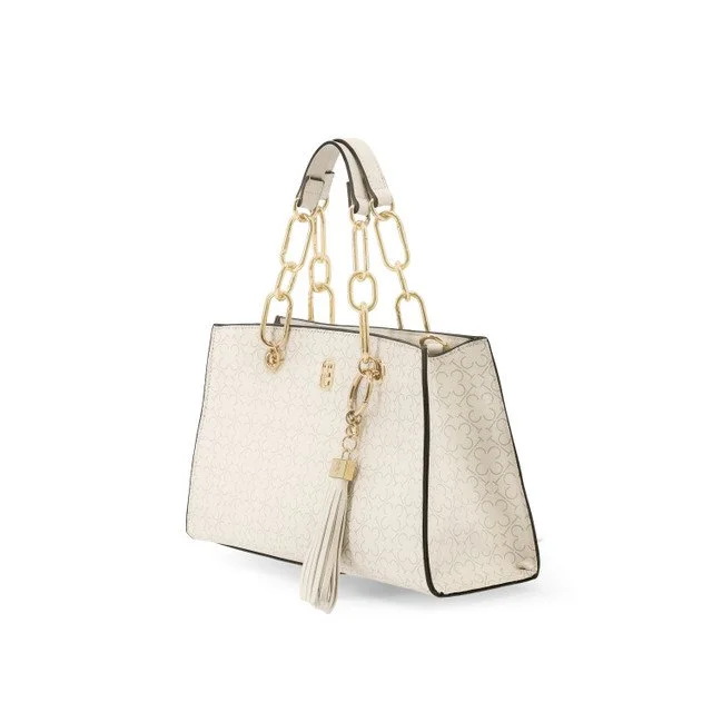 Tipperary Crystal Monogram Handbag Bag –  Ivory Refined Style
