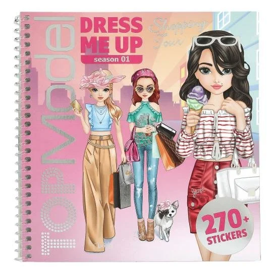 Top Model Dress Me Up Sticker Book