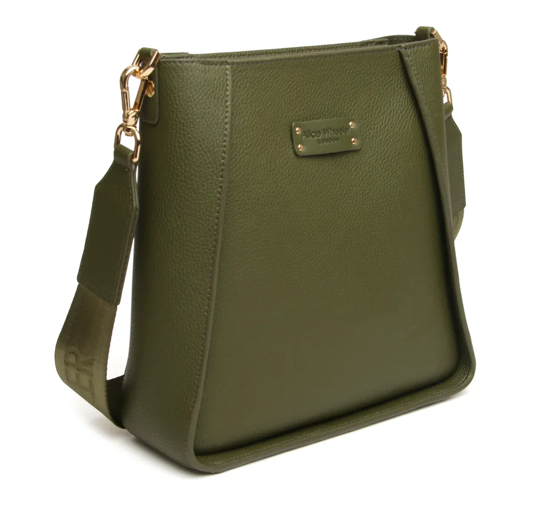Alice Wheeler London Olive - Kensington Cross Body Bag