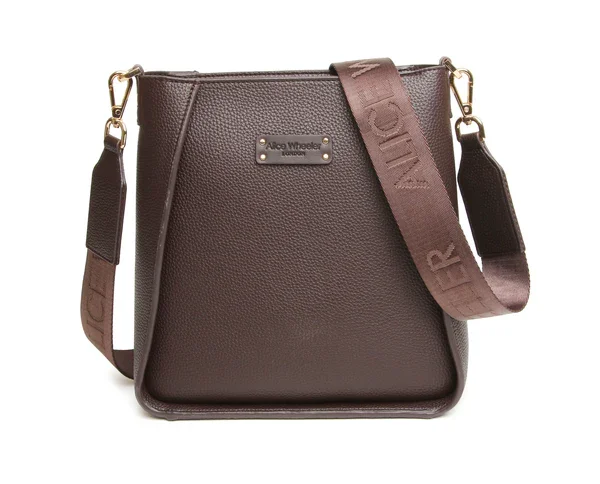 Chocolate - Kensington Cross Body Bag alice wheeler