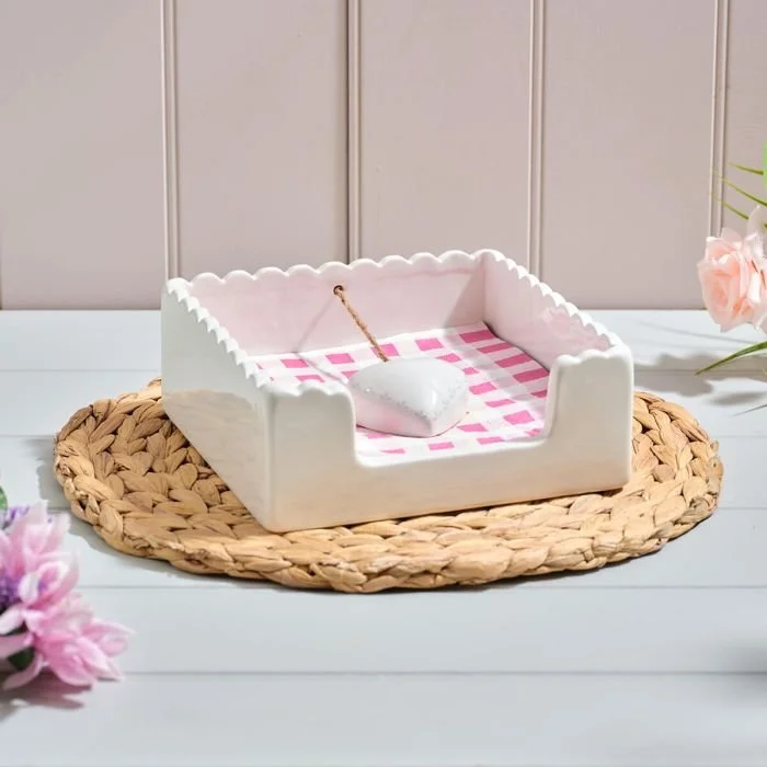 Cottage Garden Ceramic Napkin Holder