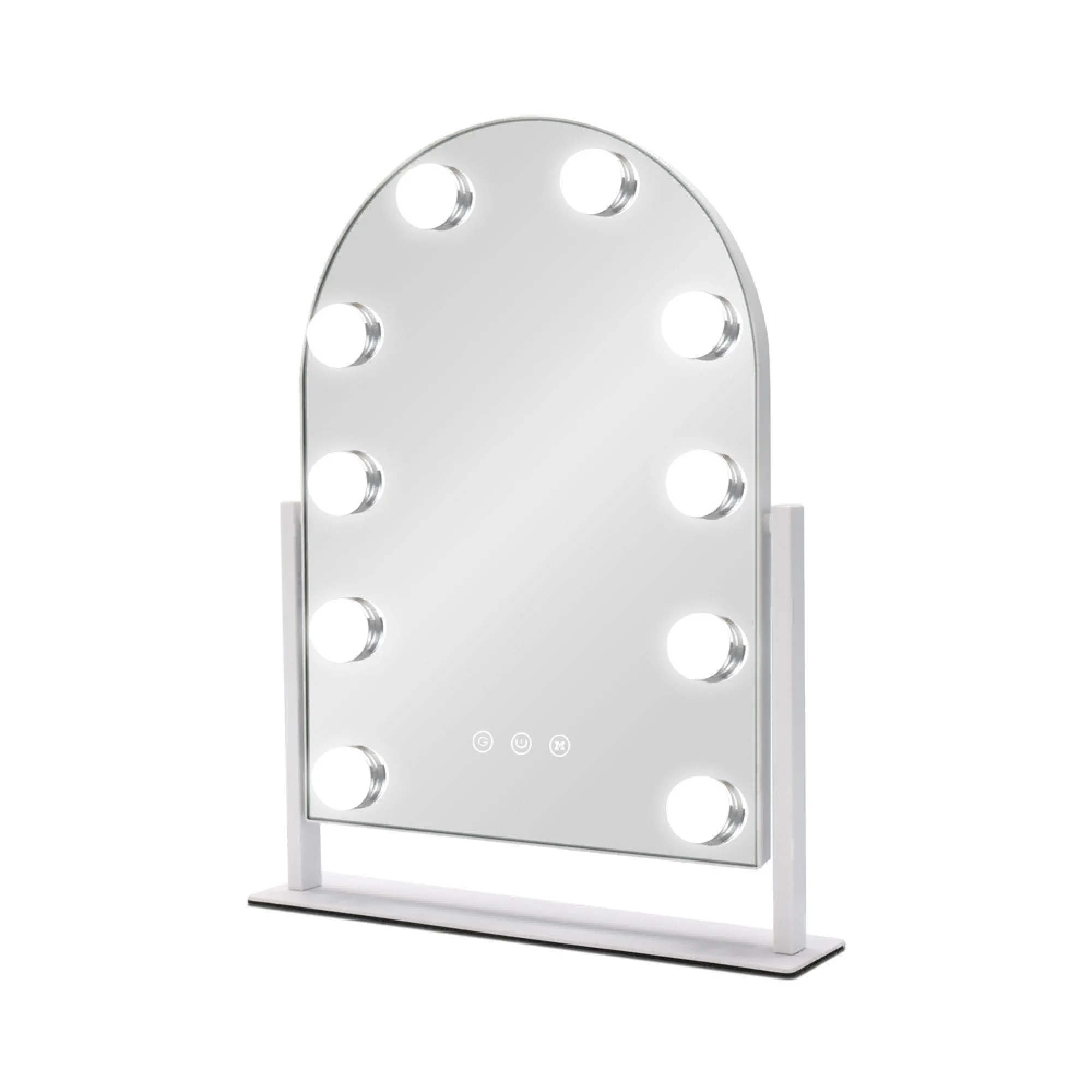 Hollywood Arch Vanity Mirror White 42cm