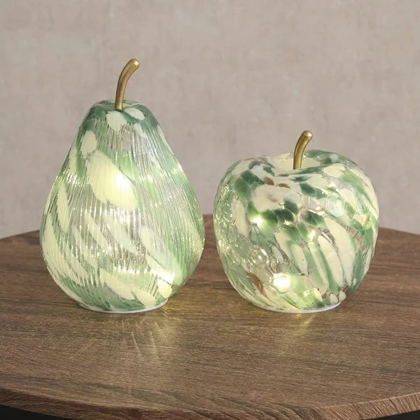 LED Green Spotted Pear/Apple