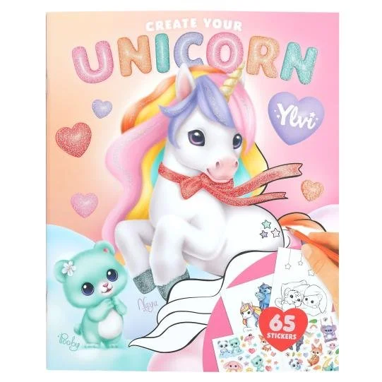 Yivi Create Your Unicorn Colouring Book