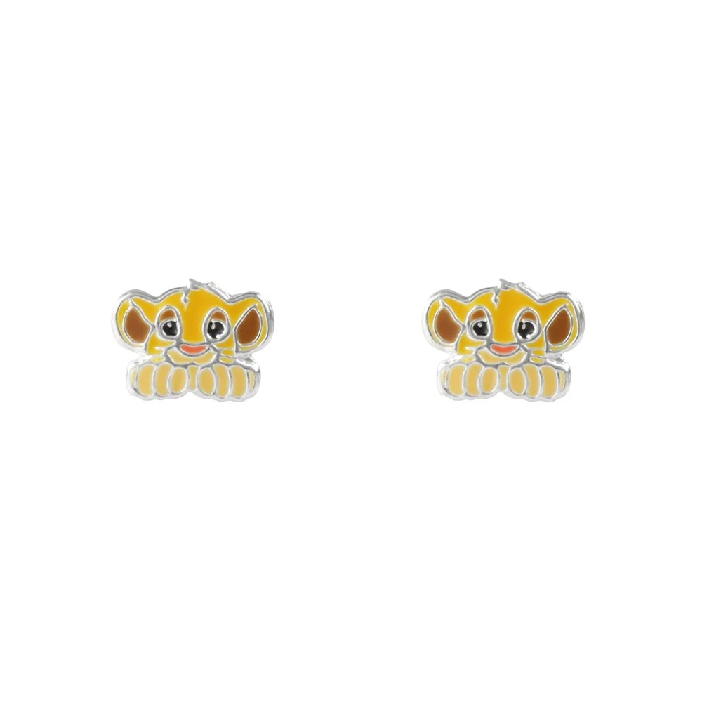Disney Simba Enamel Stud Earrings