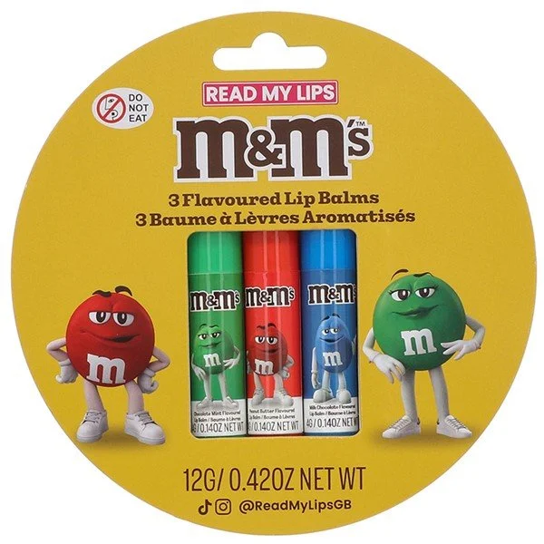 Read My Lips M&M's Trio of Lip Balm Multi Pack