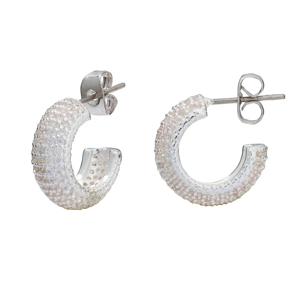KNIGHT AND DAY  Adley Silver Hoops