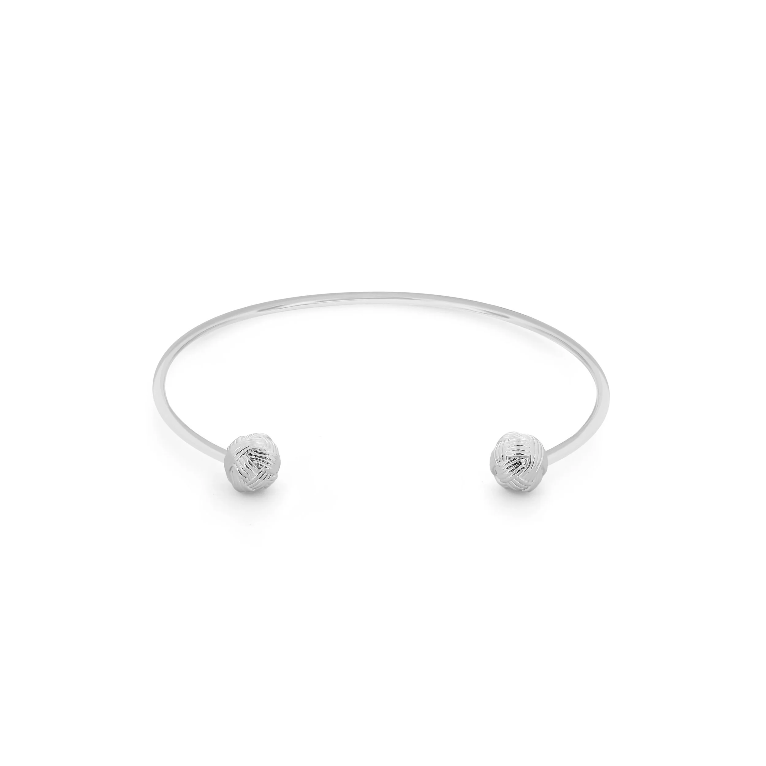 TC LOVE KNOT – KNOT BALL BRACELET SILVER