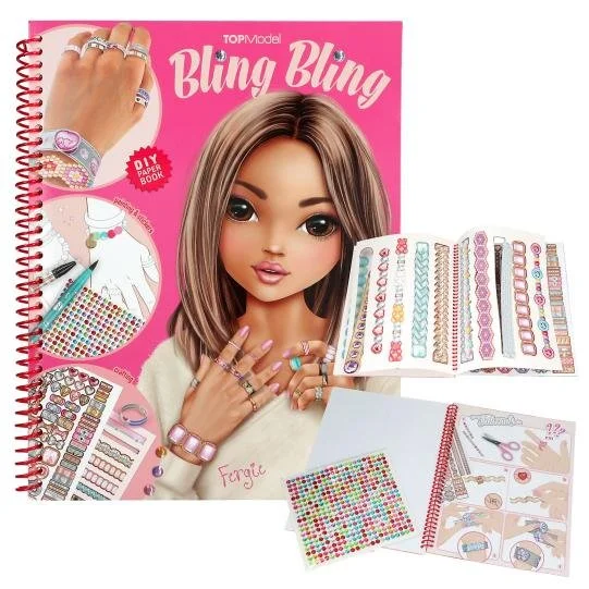 Top Model Create Bling C olouring Book