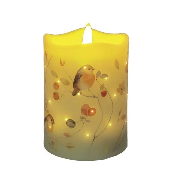 led-robin-candle-7.5cmx10cm_