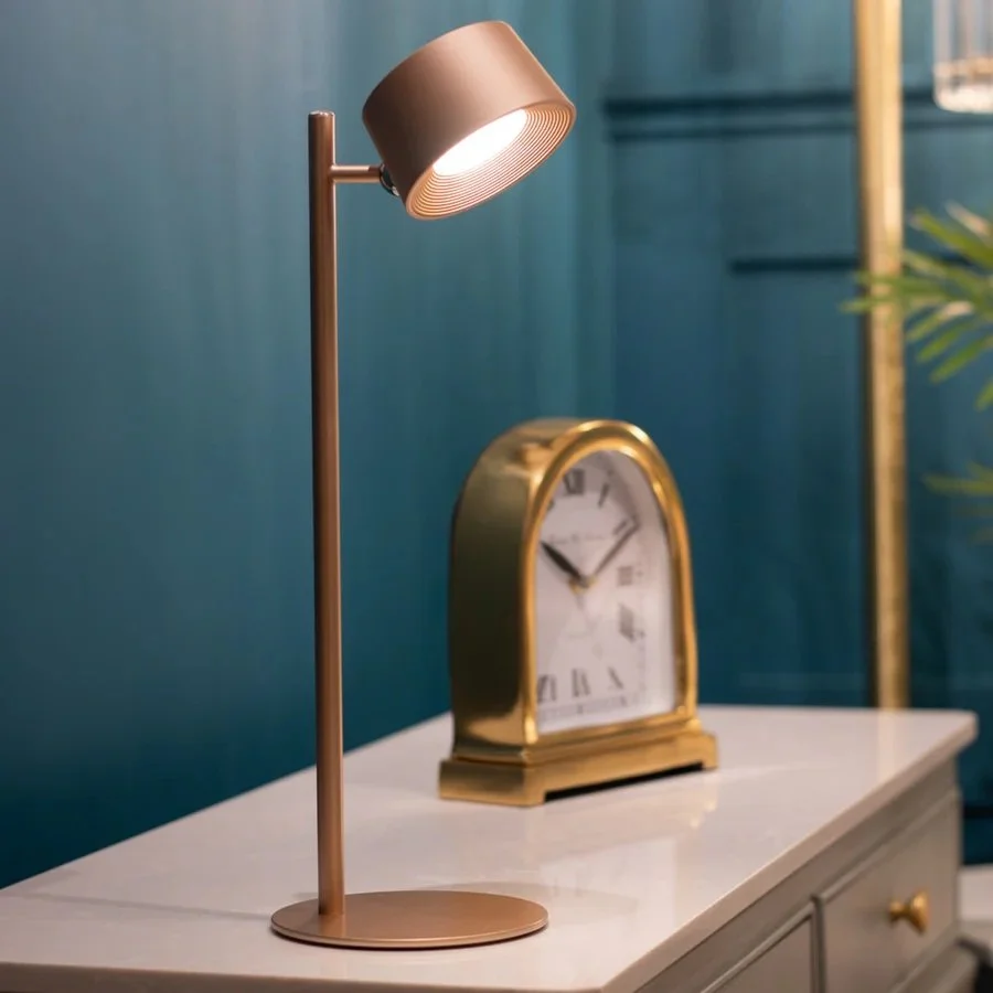 Cosmo USB Rechargeable Table Lamp - Gold