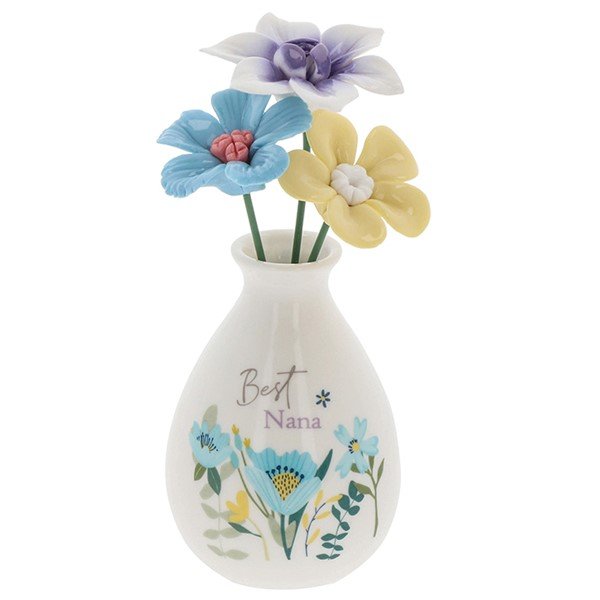 Bright Blooms Vase/Flowers Mum
