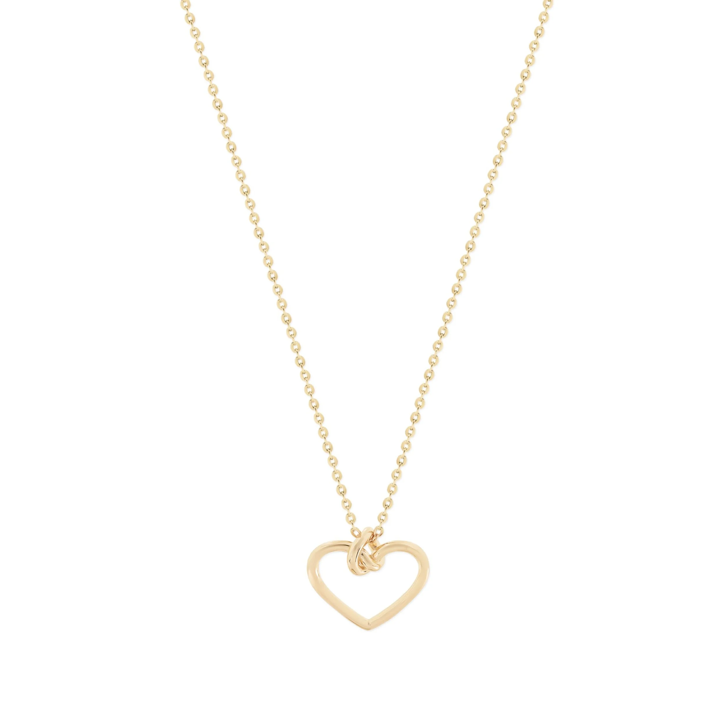 TC LOVE KNOT – LOVE HEART KNOT PENDANT GOLD
