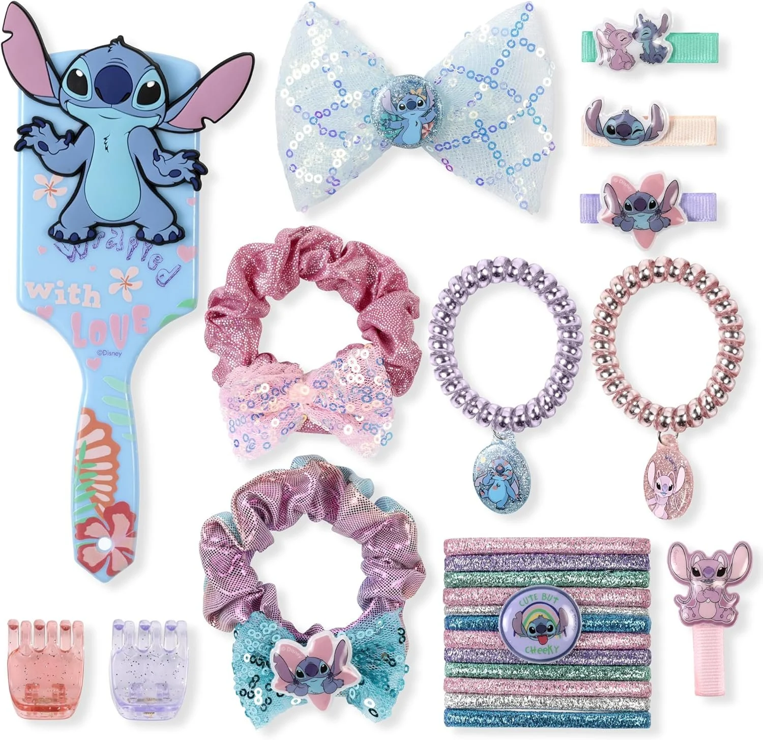 stitch hair gift set