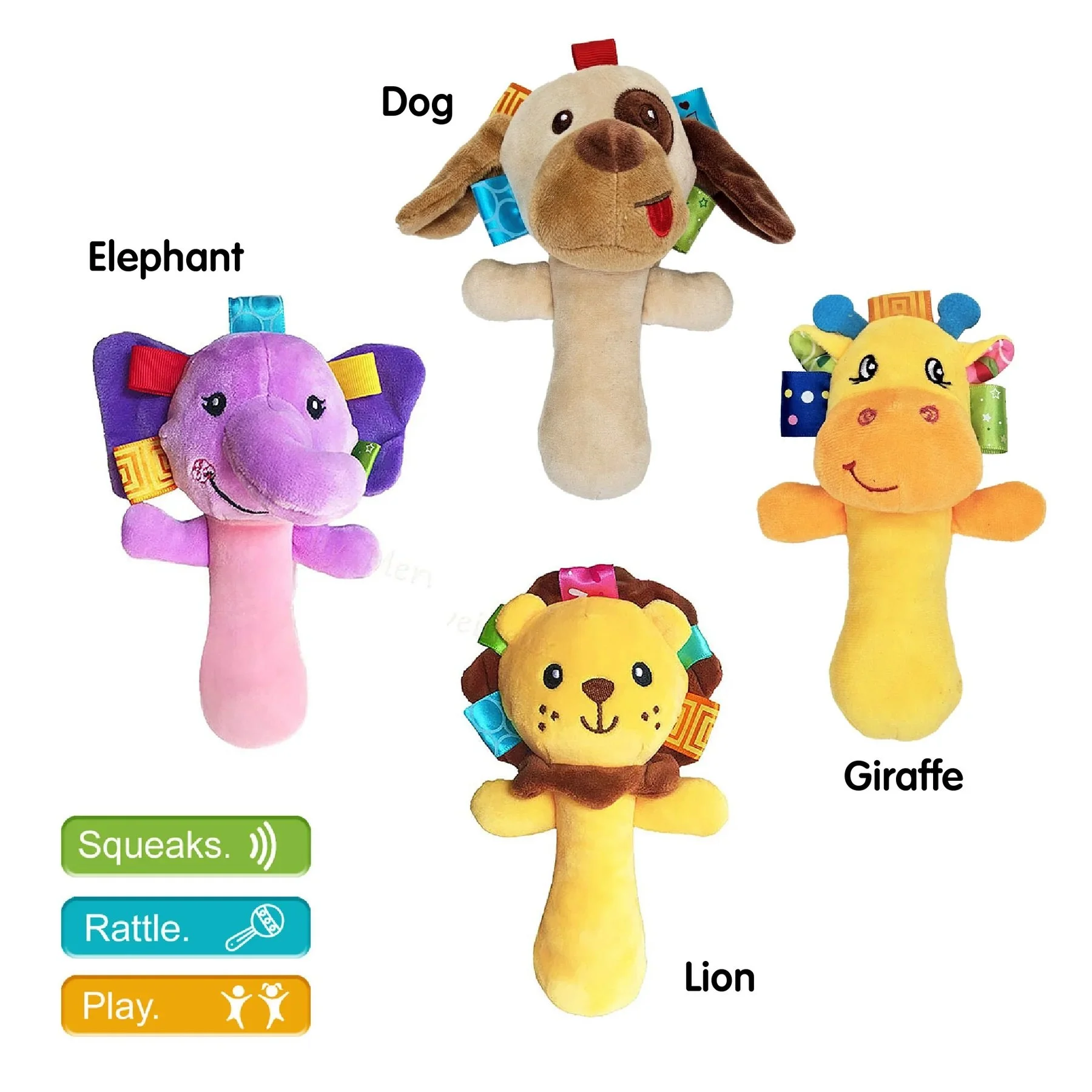 Hand Held Baby Rattle Toy